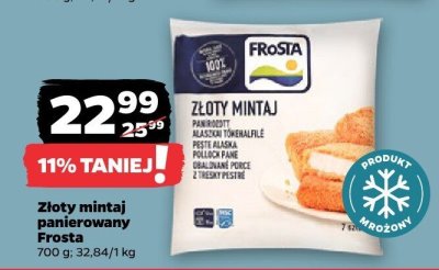 Złoty mintaj panierowany 700 g promocja w Netto