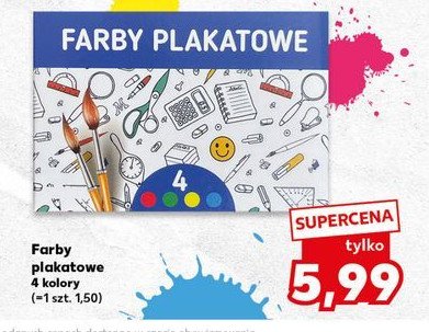 Farby plakatowe promocja