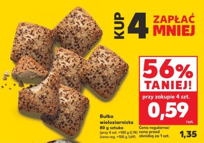 Bułka wieloziarnista promocja w Kaufland