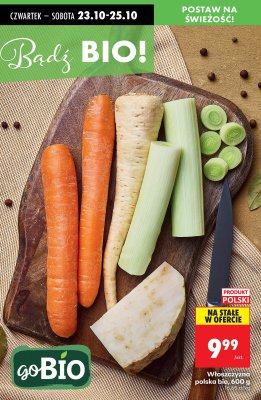 Polska bio warzywa, 600 g promocja w Biedronka