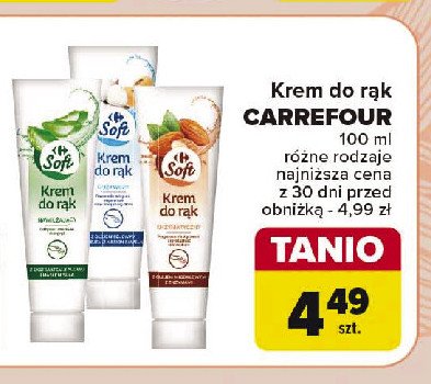 Krem do rąk Carrefour soft promocja