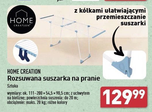 Suszarka na pranie 18 m Home creation promocja