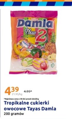 Tropikalne cukierki owocowe New 2 promocja w Action