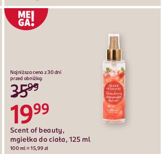 Mgiełka do ciała Scent of beauty promocja w Rossmann