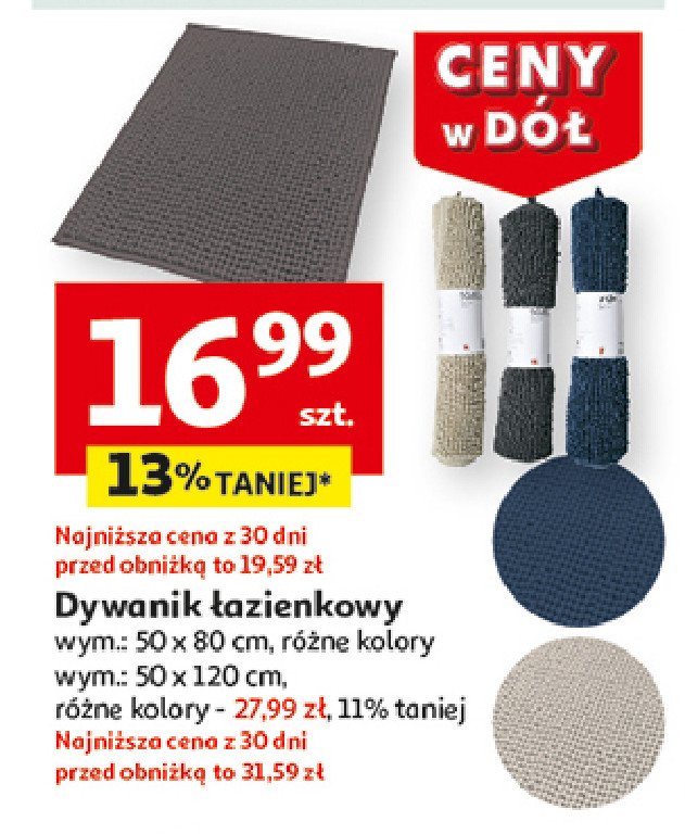 Dywanik łazienkowy 50 x 120 cm Actuel promocja