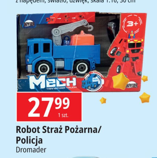 Robot straż pożarna Dromader promocja