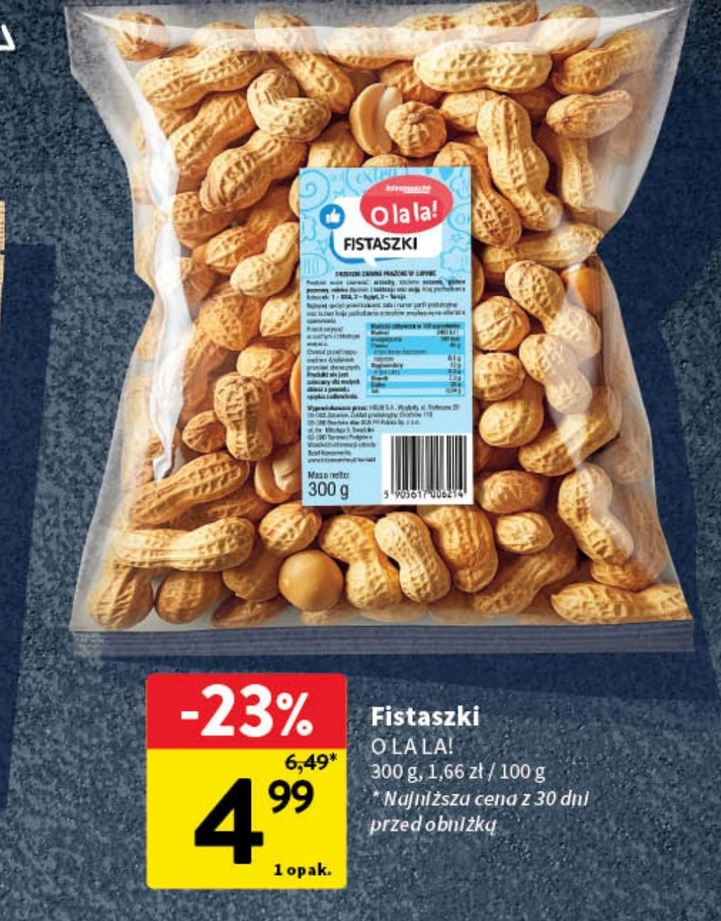 Fistaszki O la la! promocja w Intermarche