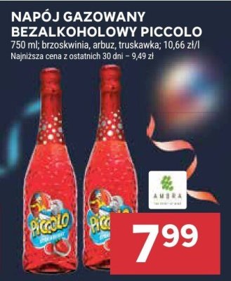 Napój gazowany bezalkoholowy Piccolo różne smaki promocja w Stokrotka