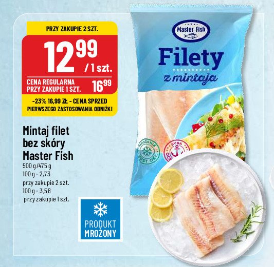 Filety z mintaja Master fish promocja