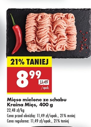 Mięso mielone ze schabu Kraina mięs promocja
