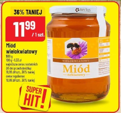 Miód wielokwiatowy Huzar promocja w POLOmarket