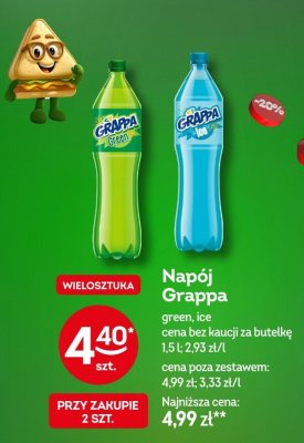 Napój Grappa green promocja w Żabka