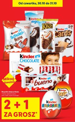 Wafelki Kinder Cards promocja w Lidl