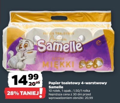 Papier toaletowy 4-warstwowy promocja w Netto