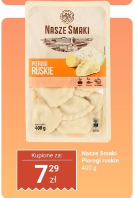 Pierogi Nasze Smaki ruskie promocja w Biedronka