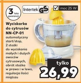 Wyciskarka do cytrusów nn-cp-01 INTERTEK (ELEKTRO) promocja