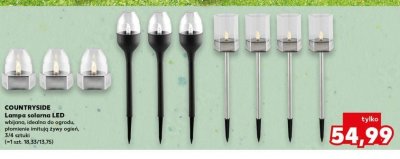 Lampy solarne led K-classic countryside promocja