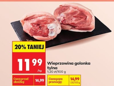 Wieprzowina golonka tylna promocja w Biedronka