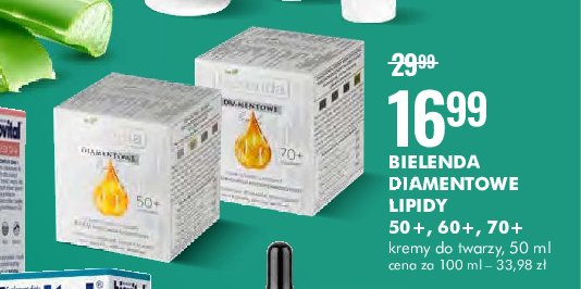 Krem diamentowo-lipidowy dzień/noc 70+ Bielenda diamentowe lipidy promocja