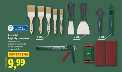 Artykuły remontowe: zestaw pędzli promocja w Lidl