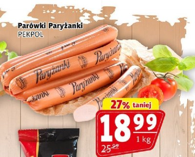 Parówki Paryżanki PEKPOL promocja w Prim Market
