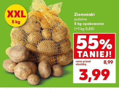 Ziemniaki jadalne 5 kg Kaufland promocja w Kaufland