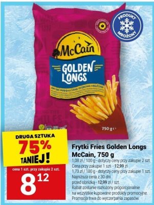 Frytki Frytki Fries Golden Longs McCain, 750 g promocja w Twój Market