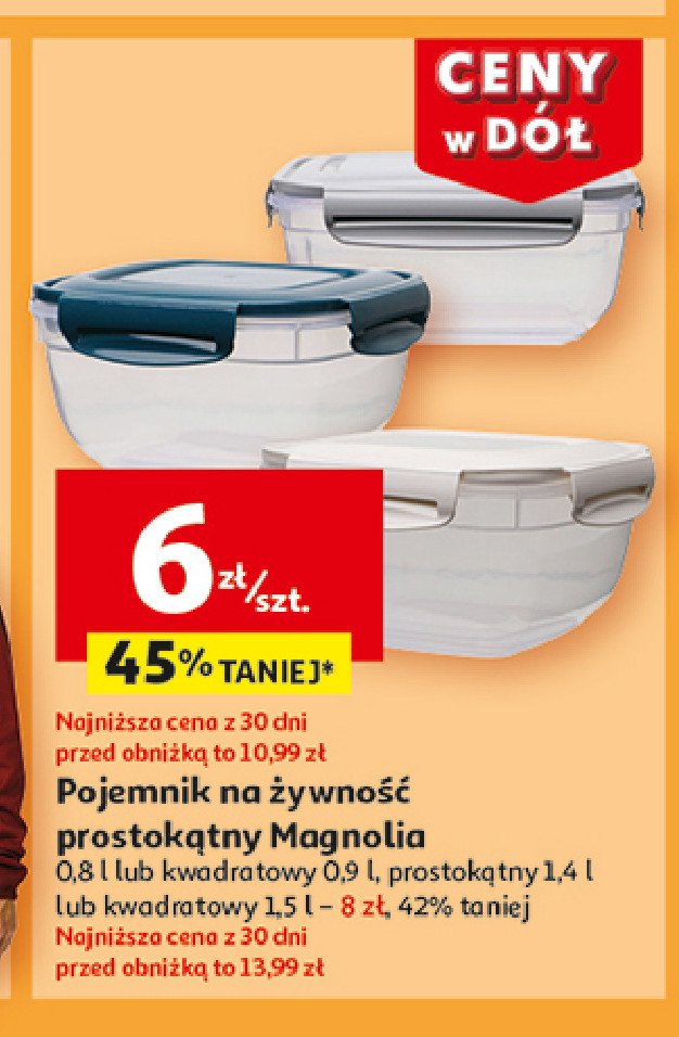 Pojemnik 1.5 l magnolia Domex promocja w Auchan