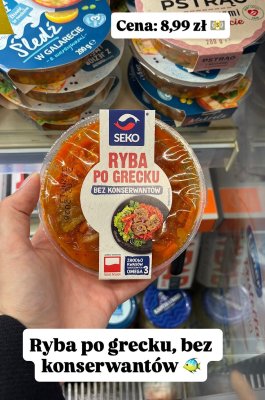 Ryba po grecku bez konserwantów  promocja w Intermarche