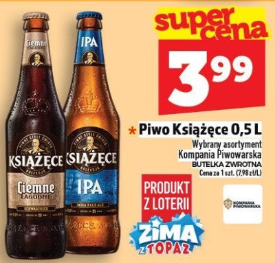 Piwo promocja w TOPAZ
