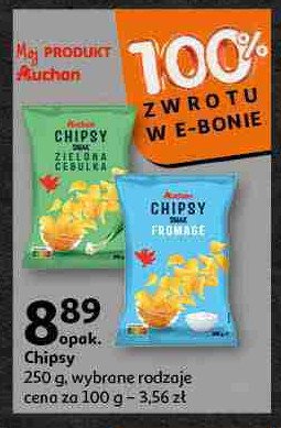 Chipsy fromage Auchan promocja