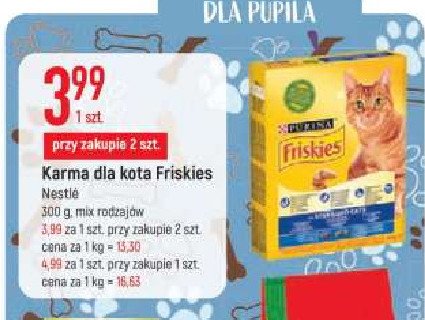 Karma dla kota kurczak z warzywami Friskies sterilised Purina friskies promocja