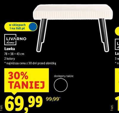 Ławka  promocja w Lidl