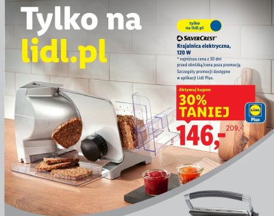 Krajalnica elektryczna 120 W promocja w Lidl