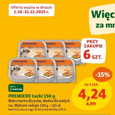 Karma  mokra dla psa tacki 150 g promocja w MAXI ZOO