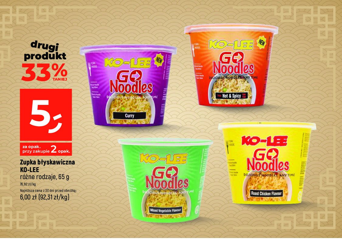 Zupka mixed vegetable Ko-lee go promocja