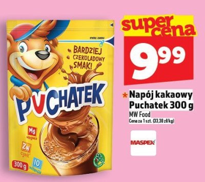 Napój kakaowy Puchatek 300 g promocja w TOPAZ