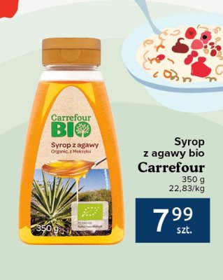 Syrop z agawy Carrefour bio promocja