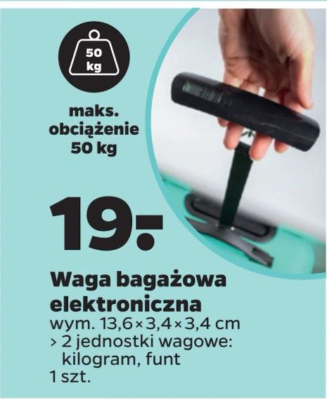 Waga bagażowa elektroniczna promocja