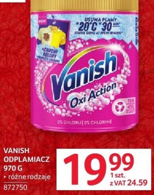 Odplamiacz Vanish 970 G promocja w Selgros
