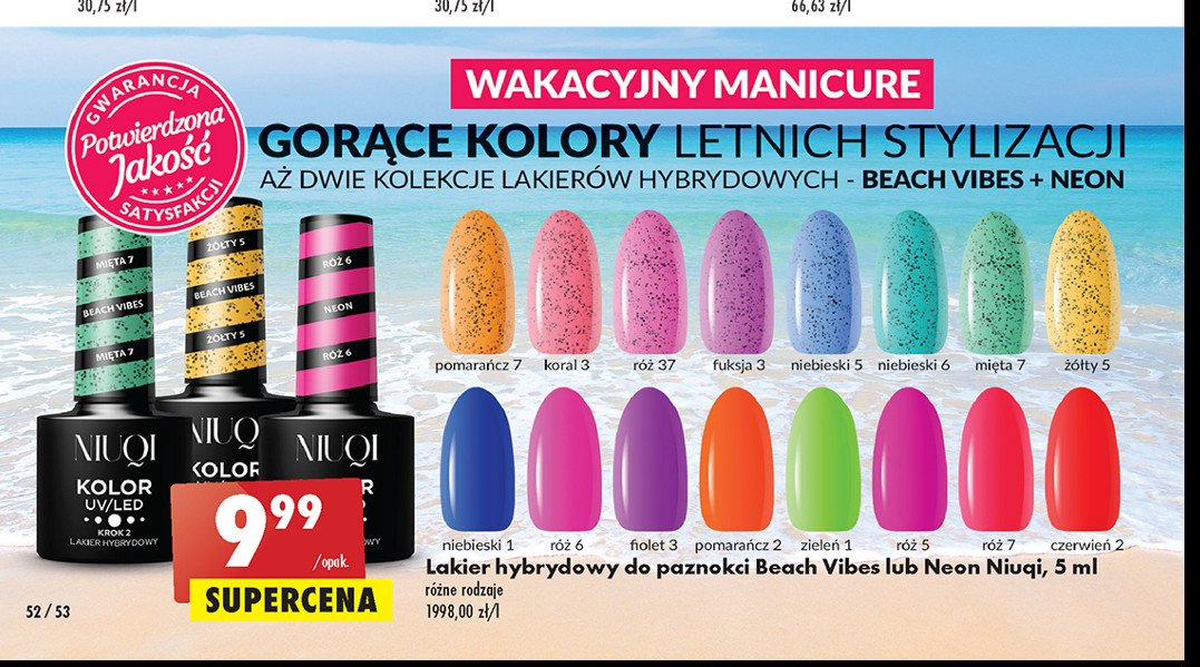 Lakier hybrydowy r贸偶 6 promocja