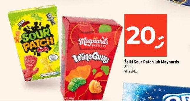 Żelki sour patch kids promocja w Dealz