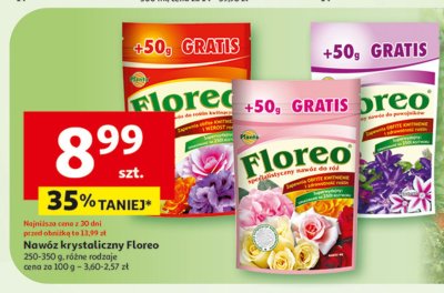 Naw贸z rozpuszczalny do powojnik贸w Floreo Planta (ogrodowe) promocja