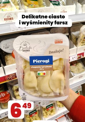 Pierogi z kapustą i grzybami Biedronki Kuchnia promocja w Twój Market