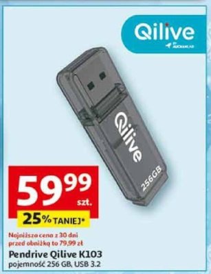 Pendrive Qilive K103 promocja w Auchan