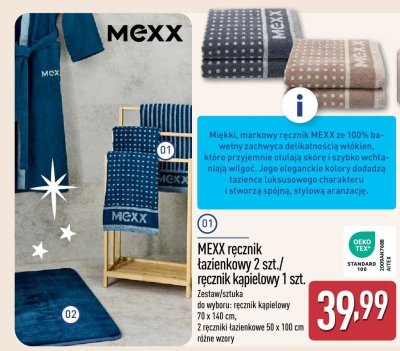 Ręcznik łazienkowy 2 szt. / ręcznik kąpielowy 1 szt. promocja w Aldi