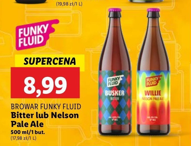 Piwo Browar funky fluid willie nelson pale ale promocja