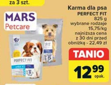 Karma dla psa junior xs/s Perfect fit promocja
