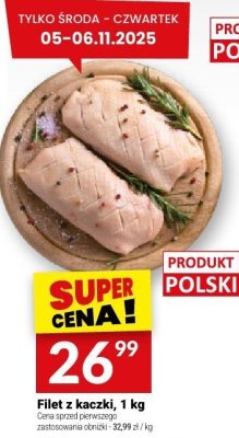 Filet z kaczki, 1 kg promocja w Twój Market
