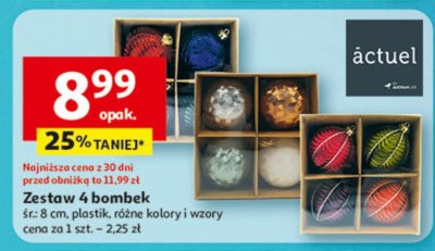 Zestaw 4 bombek promocja w Auchan